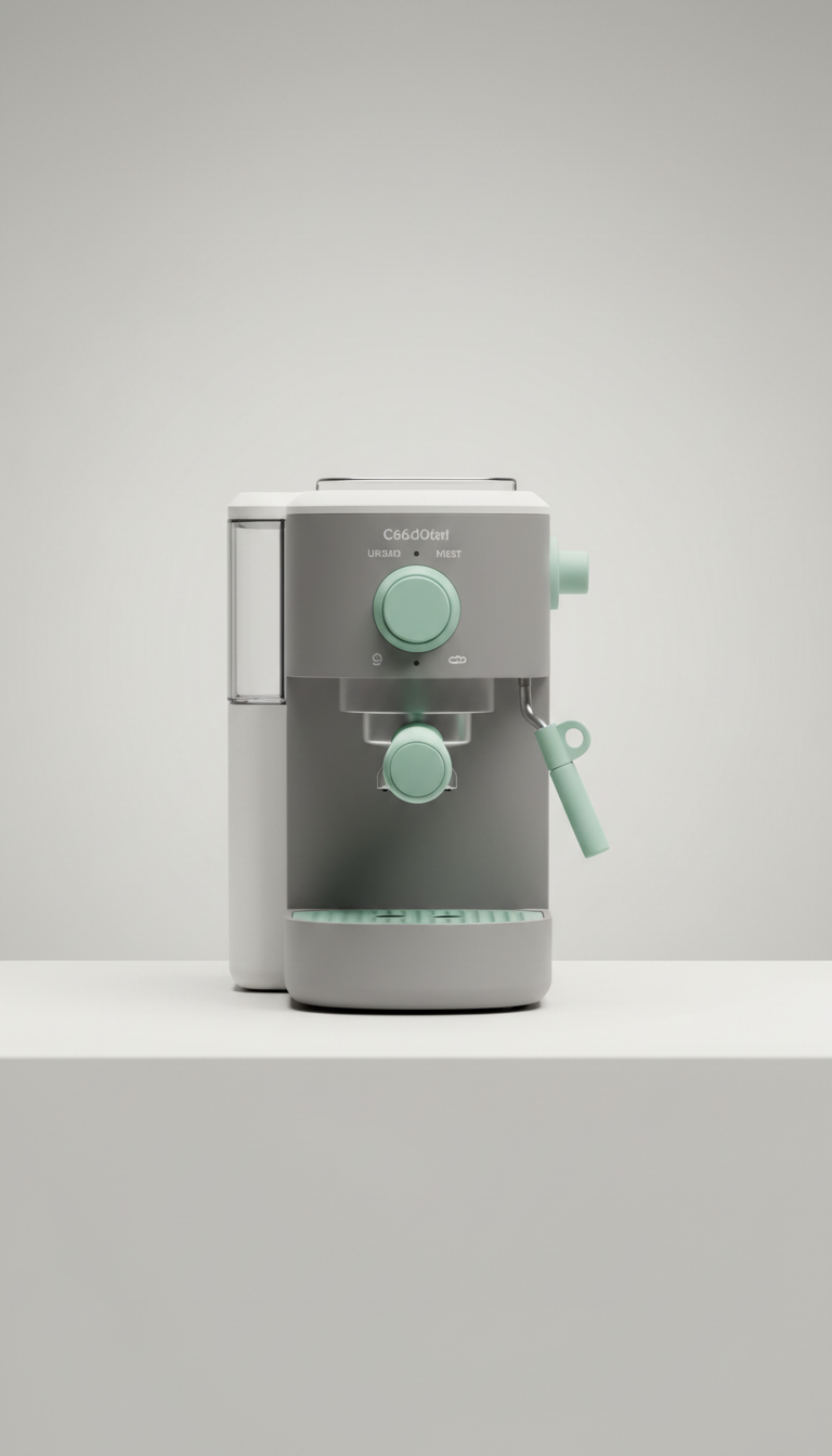 Cafetera espresso compacta para casa